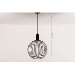 Lumidora Hanglamp 74431 - ASIA - E27 - Zwart - Metaal - ⌀ 50 cm