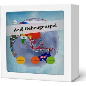 Memo Geheugenspel Azië - Kaartspel 70 kaarten - gedrukt op karton - educatief spel - geheugenspel