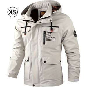 Bovista Winterjas Voor Heren - Parka - Winter - Jas - Volwassen - Wit - Maat XS