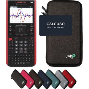 CALCUSO Basispakket donkergrijs met Grafische Rekenmachine TI Nspire CX II-T CAS