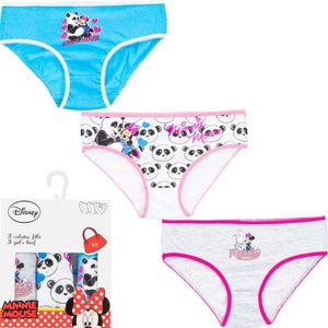 Minnie Mouse – 3 x onderbroek maat 116/128 - 6/8 jaar