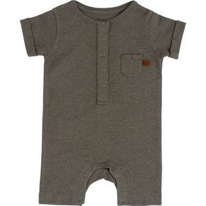 Baby's Only Boxpakje korte mouw Melange - Khaki - 68 - 100% ecologisch katoen - GOTS