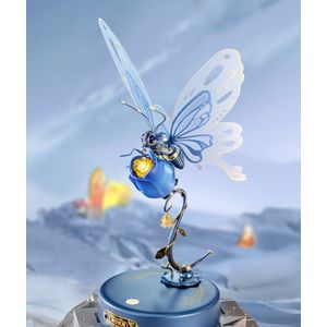 Robotime ROKR Butterfly (blue) - MI05B - Modelbouw - DIY - Miniatuur - Hobby - Bouwpakket - Vlinder - Cadeautip