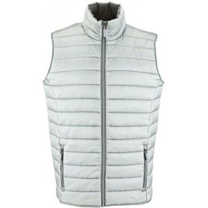 SOLS Vrouwen/dames Golfkussen Gewatteerde Waterafstotende Bodywarmer/Gilet (Metaalgrijs)