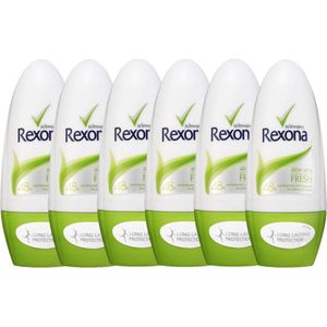 Rexona Aloe Vera Deodorant Roller - 6 x 50 ml - Voordeelverpakking