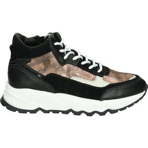 Giga Shoes G4167 - MeisjesHalf-hoogKindersneakers - Kleur: Zwart - Maat: 34