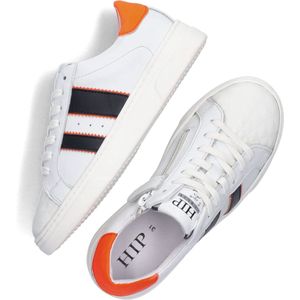 Hip H1610 Lage sneakers - Leren Sneaker - Jongens - Wit - Maat 37