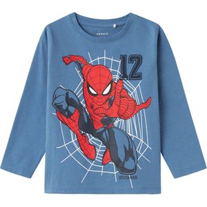 NAME IT NMMJARIS SPIDERMAN LS TOP MAR Jongens Top - Maat 104