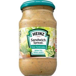 Heinz - Sandwich Spread - Fijne Tuinkruiden - 300 g - Doos 8 pot