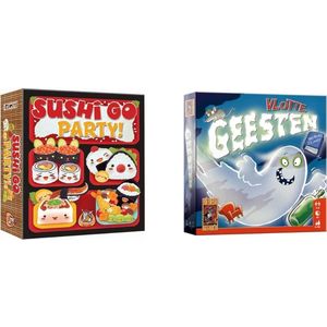 Spellenbundel - Kaartspel - 2 stuks - Sushi Go Party & Vlotte Geesten