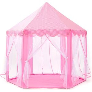 Springos Tent - Pop-up Tent - Speelgoed - Speeltent - Roze