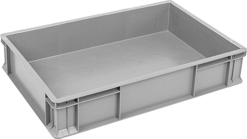 Rubbermagazijn | Magazijnbak 60x40x12cm | Stapelbakken | Opbergbak | Euroboxen | Kunststof bakken