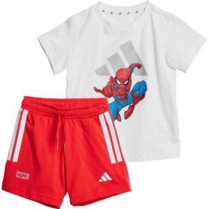 adidas Sportswear adidas x Marvel Spider-Man T-shirt Set Kids - Kinderen - Wit- 104