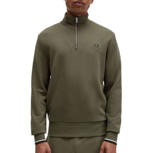 Fred Perry Half Zip Sweatshirt Heren - Maat L