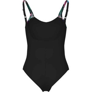 Arena W Bodylift Swimsuit Stefania Back C black-grape Violet