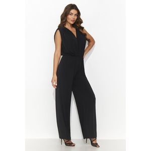 Zwarte Loszittende Jumpsuit