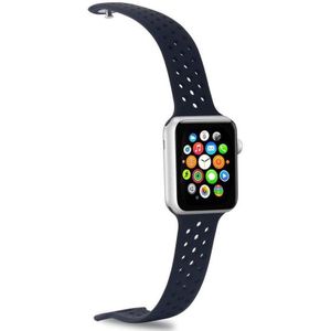 Horlogeband voor Apple Smartwatch, Zwart - Celly