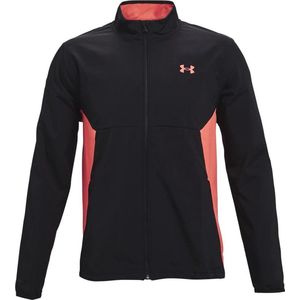 Under Armour Storm Windstrike Full Zip - Sportjas - Heren - Winddicht - Zwart/Rood - M