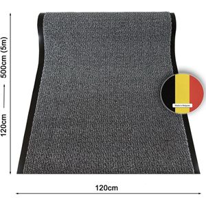 JYG Olympia grijs - 2 lange zijden afwerking - 120x350cm