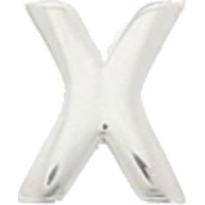 The Jewelry Collection Hanger Letter X - Zilver Gerhodineerd
