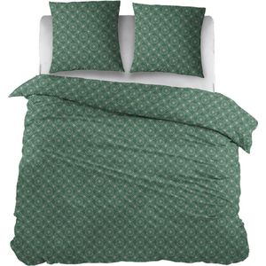 Snoozing Champignons Dekbedovertrek - Tweepersoons - 200x200/220 cm - Groen
