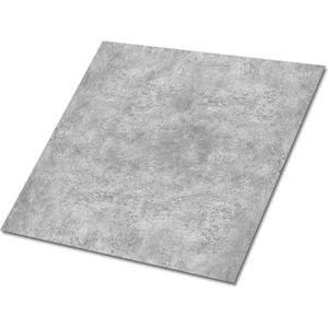 Tulup PVC Tegels - Grijs Beton Vinyl Tegels - 30 cm x 30 cm - Grijs Zelfklevende Vinyl Tegels - Verpakking van 9 stuks - Wand PVC Tegels - Industrieel Plaktegels - Vinyl Wandtegels - Plaktegels keuken en Badkamer