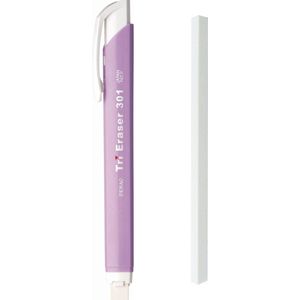 Penac Japan - Gumvulpotlood - Gum Pen - Pastel Paars + navulling - 8.25mm x 122mm gumpotlood