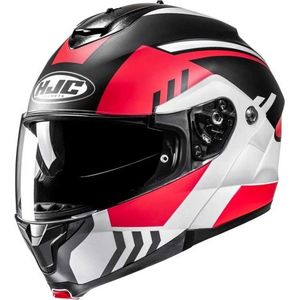 HJC C91N Kaon - Wit / Rood - S
