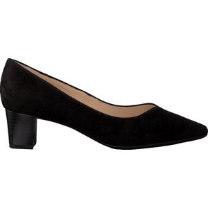 Peter Kaiser 47611 Zwart suede pump, Birte 45 mm (Maat - 7,5, Kleur - Zwart)