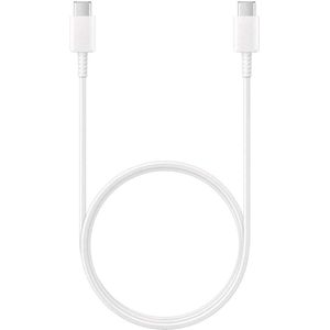 Samsung Data Cable EP-DG977BWE Super Fast USB-C to USB-C 1M per Galaxy S10 S10 Plus S10e Bianco