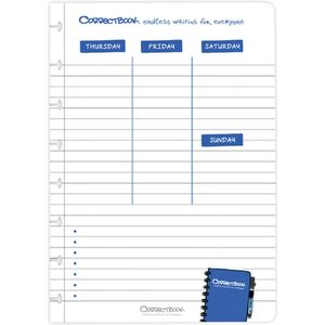 Correctbook A5 set met 5 planner pagina's