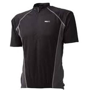 SHIRT AMADOR XXL AGU BLACK/GREY KORTE MOUW