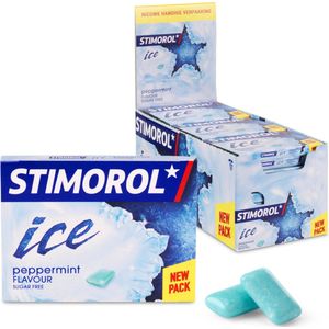 Stimorol Kauwgom Ice Peppermint Suikervrij 1x27stuks