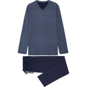 Hom Pyjama lange broek - 0054 Blue - maat M (M) - Heren Volwassenen - 100% katoen- 402612-0054-M