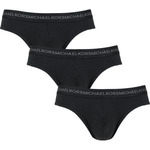 Michael Kors 3P supima slips basic zwart - M