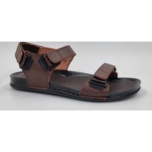 CAMELO - Heren Sandalen - Wandelsandalen - Bruin - Echt Leer - Maat 42