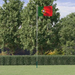 vidaXL-Vlag-met-vlaggenmast-Portugal-6,23-m-aluminium