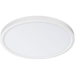 LED Plafondlamp - Brinton Jin - 45W 5280lm - 830 Warm Wit 3000K - Ø500 mm - Opbouw - Rond - Wit