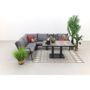 Azoren/Jersey loungeset - met verstelbare tafel - links & rechts