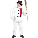 Widmann - Sneeuwman & Sneeuw Kostuum - Eskimo Pluche Winter Wonderland XL Kostuum Man - Wit / Beige - XL - Kerst - Verkleedkleding