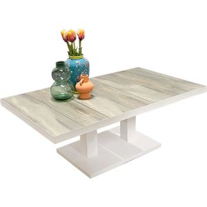 Buitengewoon Boet - Marbella Tuintafel - Wit - Aluminium - Keramiek