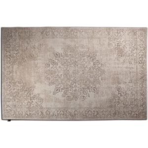 Vloerkleed 200x300cm Grijs - Polyester - Vloerkleed Durban - Giga Living