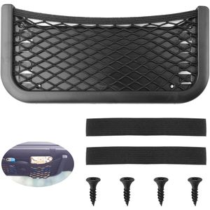 Opbergnet voor campers - Universele nettas voor auto, voertuigen, boten, caravans en kasten (zwart)
