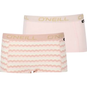 O'Neill dames boxershorts 2-pack - stripes pink - S