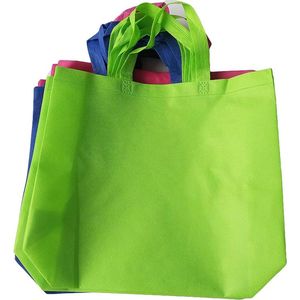 boodschappentassen, vliesstof, milieuvriendelijk, herbruikbaar, boodschappentas, vliesstof, voor het opbergen van kleine spullen (4 kleuren)
