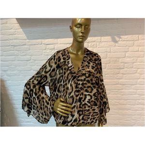 Tuniek Leopardprint Bruintinten - One Size