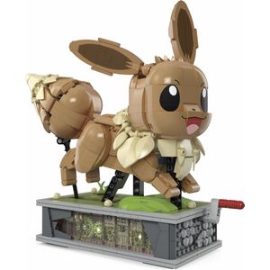 MEGA Pokémon Showmodel Bewegende Eevee - Constructiespeelgoed