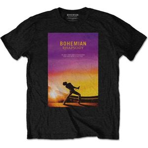 Queen - Bohemian Rhapsody Heren T-shirt - XXL - Zwart