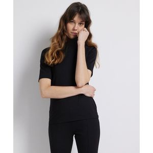TerStal Dames / Vrouwen Pescara Klassiek T-shirt Boothals Zwart In Maat S