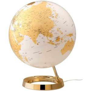 Globe Bright Goud 30cm diameter kunststof voet met verlichting